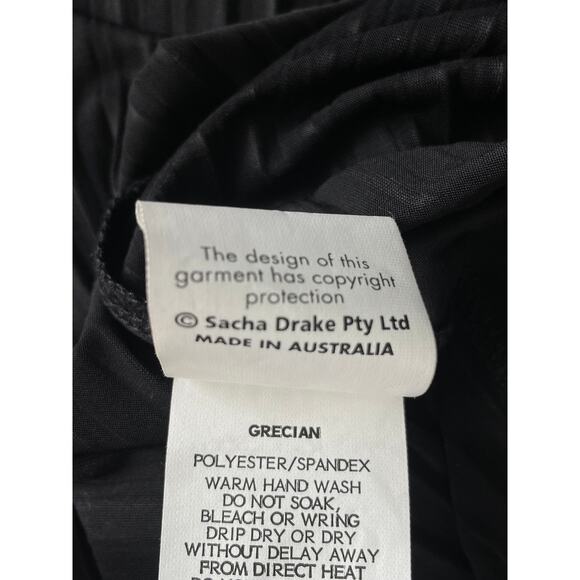 Sacha Drake Grecian Convertible Maxi Dress Pleated - Picture 10 of 11